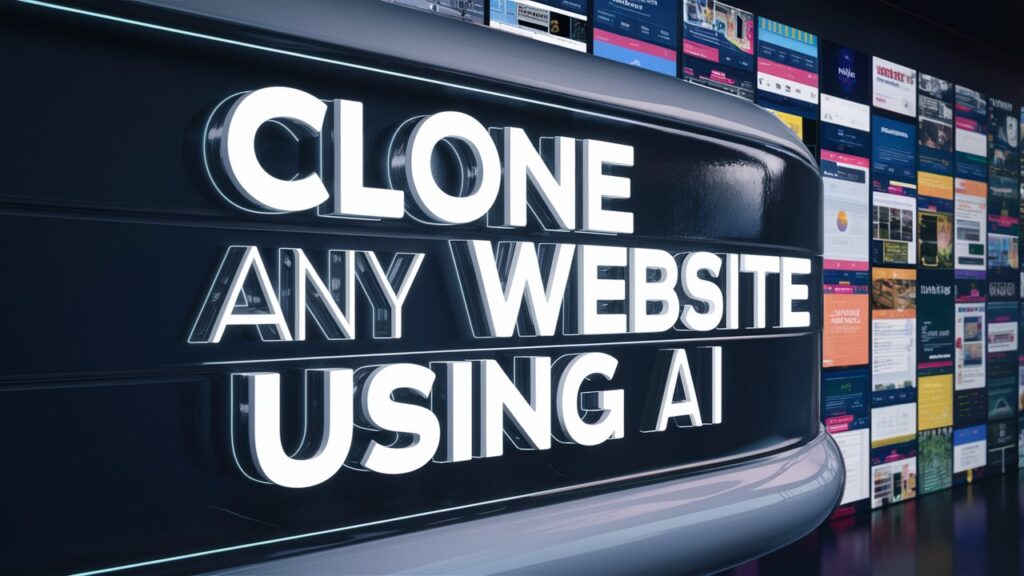 Clone Any Website Using AI
