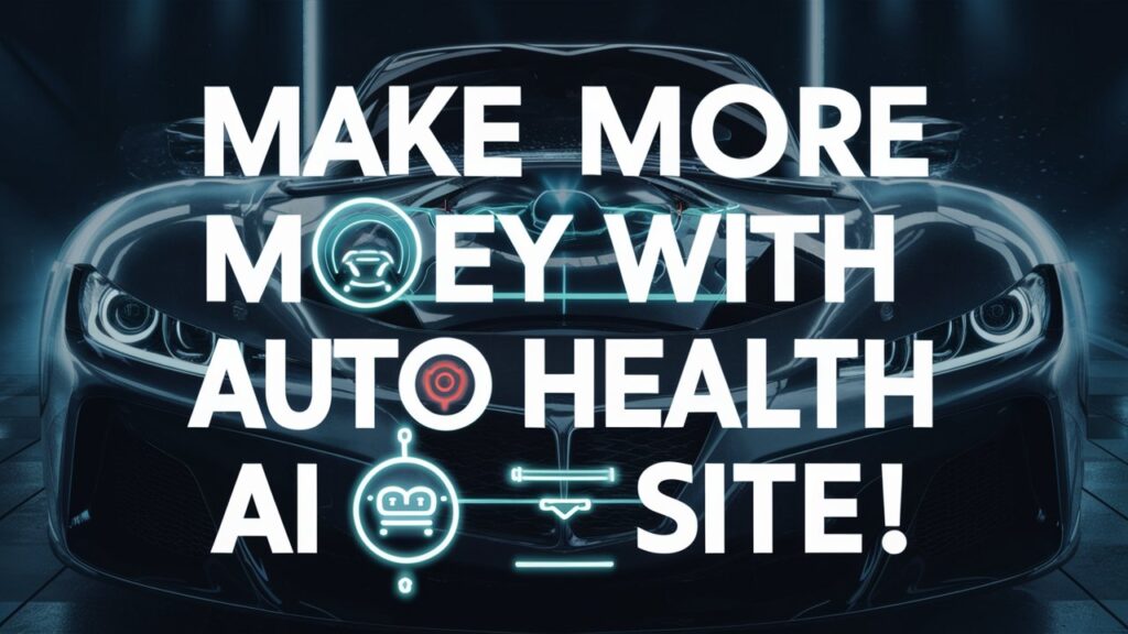 Make More Money Making Auto Health Site Using AI